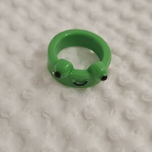 Green Frog Kids Ring